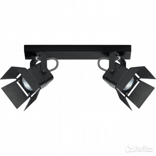 Светильник спот настенный/потолочный черный
