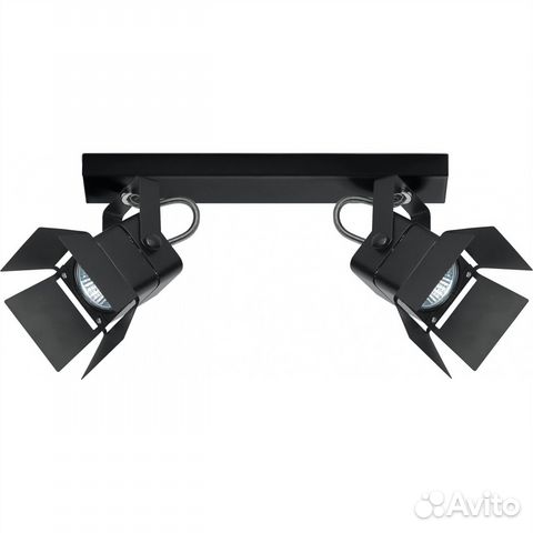 Светильник спот настенный/потолочный черный