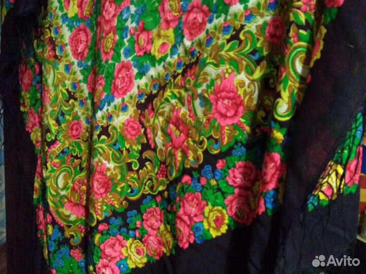 Павлопасадский платок шерстяной