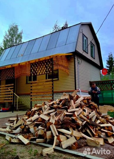 Дрова качественные от 1 куба любых пород древесины