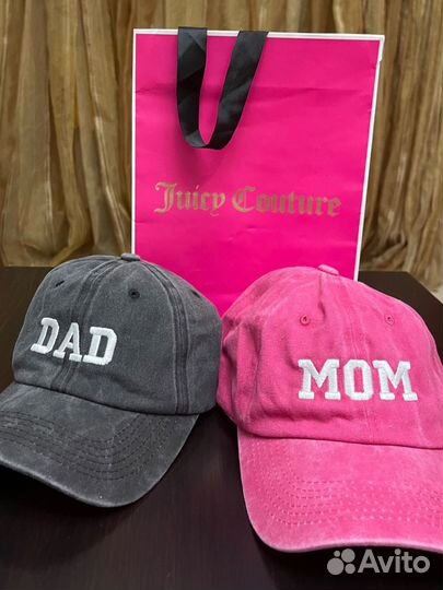 Бейсболки новые (пара) MOM DAD