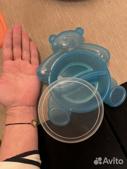 Тарелка детская силиконовая