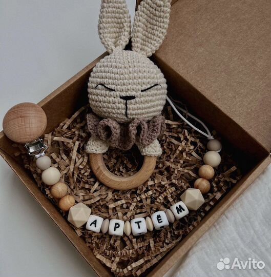 Именной держатель для соски