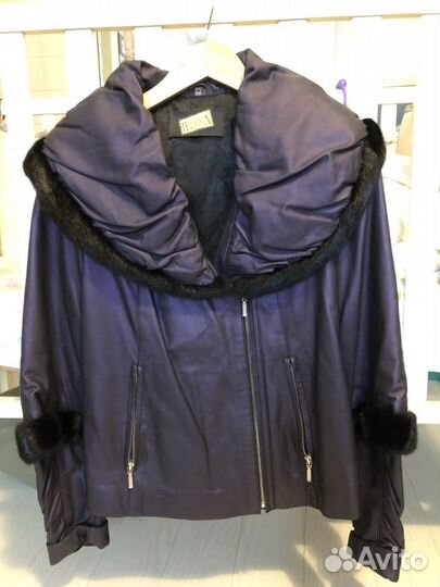 Куртка кожаная (утепленная) нат.кожа р-р 46-48
