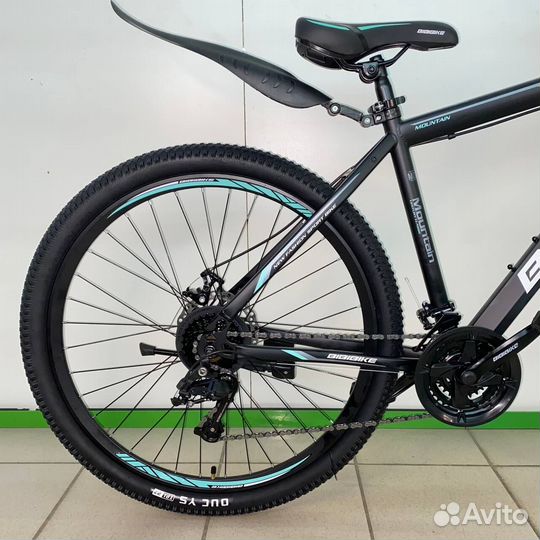 Скоростной велосипед Черный-белый новый