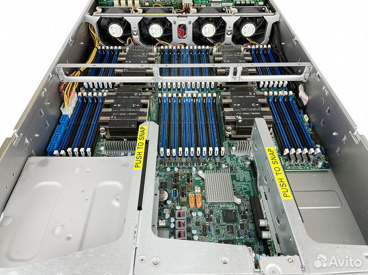 Сервер Supermicro 2049U-TR4 4xCPU 2* 2xPlatinum 8170 32Gb