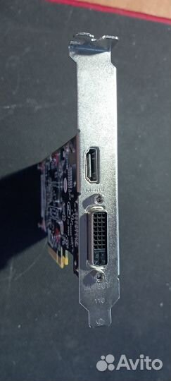 Видеокарта gt 1030 2 GB palit/gigabyte