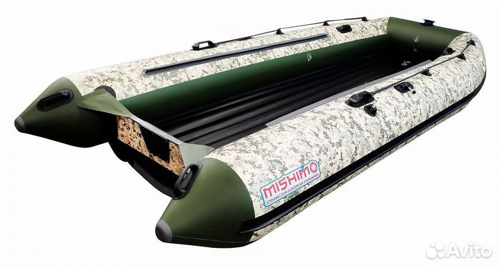 Лодка mishimo рапид 400 PRO Камуфляж пиксель