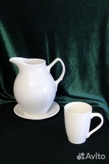 Набор кувшин, кружка и блюдце