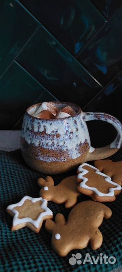 Керамика ручной работы, кружка