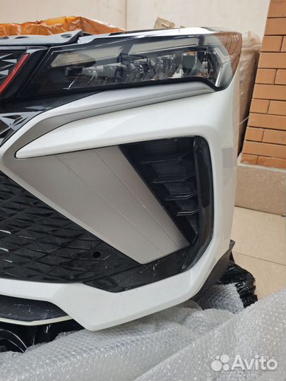 Ноускат бампер geely coolray 2