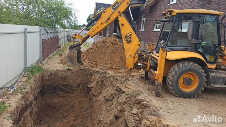 Услуги экскаватора погрузчика jcb