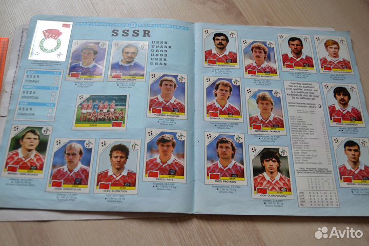 Альбом.Футбол. 1990 Panini. Чемпионат мира