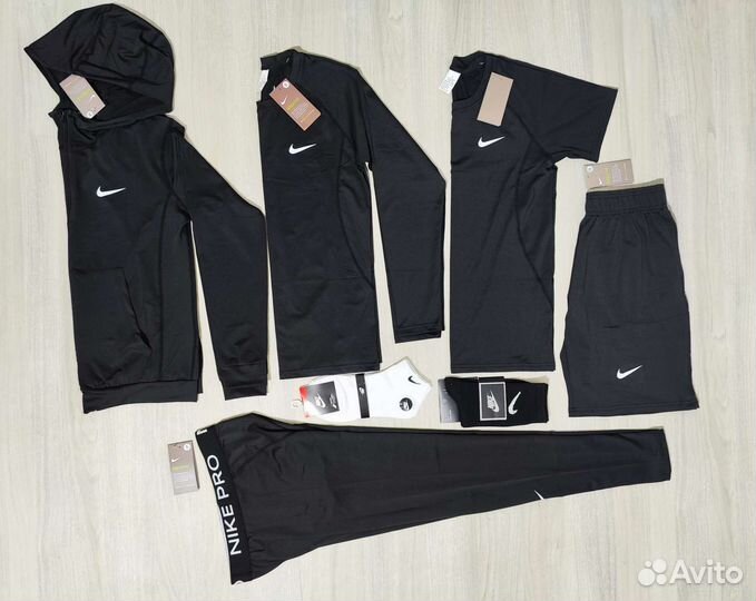 Рашгард комплект 5 в 1 Nike