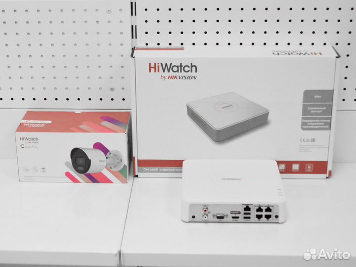 IP-видеонаблюдение 4MP ColorVu и регистратор