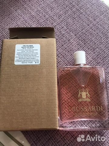 Trussardi delicate rose туалетная вода тестер