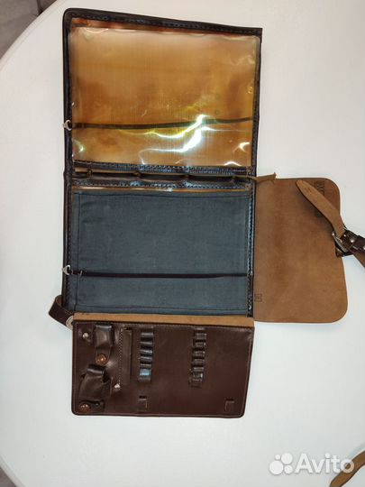 Сумка - Планшет офицерский кожаный 1966 год СССР
