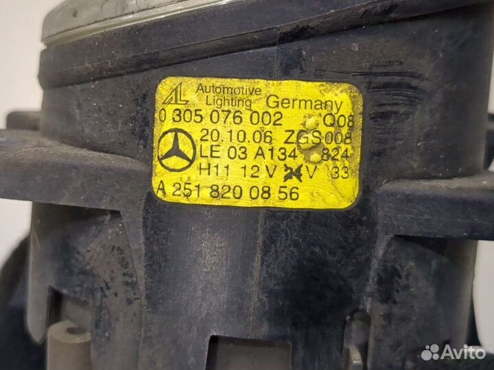 Фара противотуманная Mercedes A W169, 2007