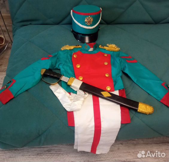 Костюм новогодний гусара солдата карнавальный