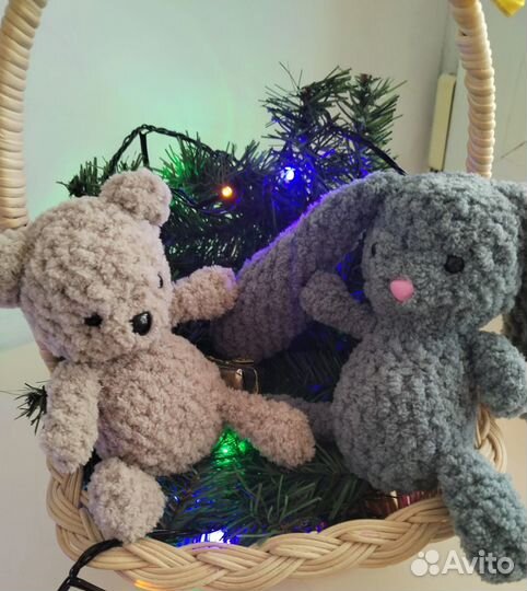 Вязаные игрушки ручной работы