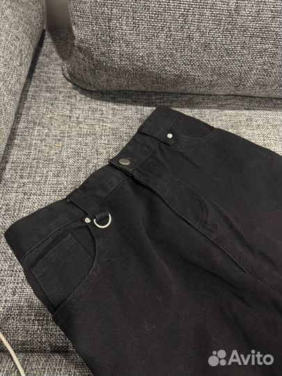 Джинсы Широкие Balenciaga Type Черные Y2K