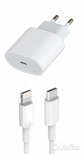 Зарядное устройство на iPhone 20w + кабель
