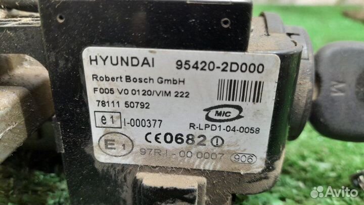 Замок зажигания с ключом Kia Cerato 1 1.6 G4FC