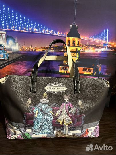 Сумка кожаная Braccialini