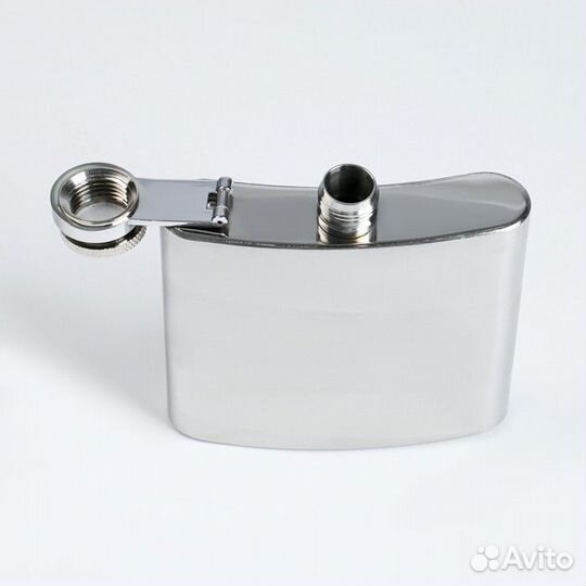 Фляжка 180 мл 9.5х11 см, без рисунка