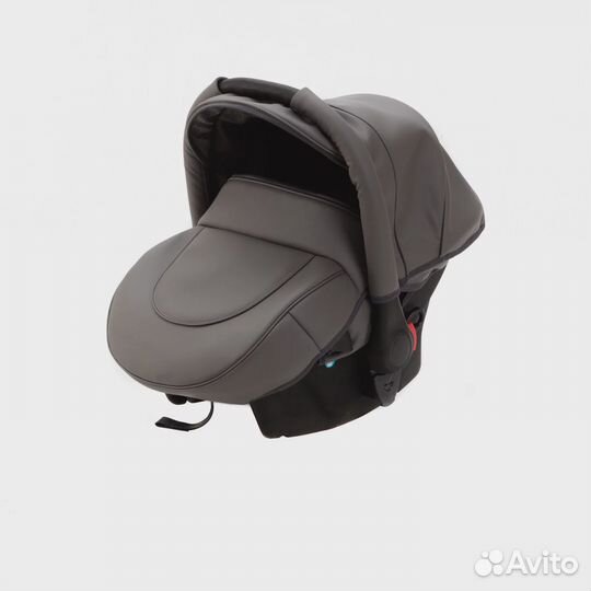 Коляска Adamex Belissa Deluxe 3 В 1 – серая кожа