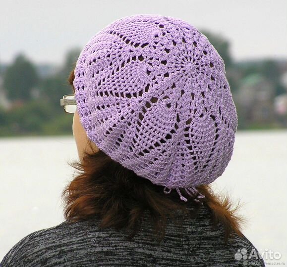 Ажурный летний берет