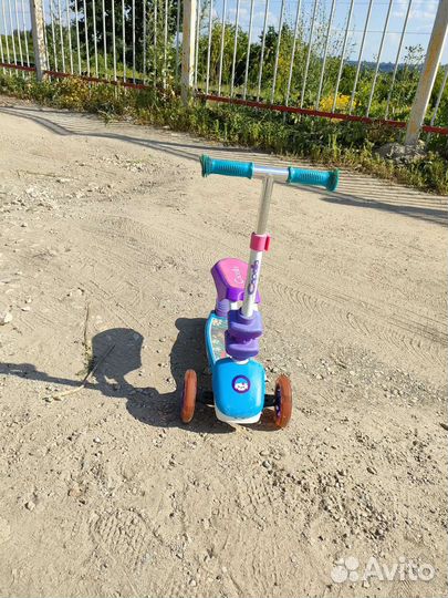 Самокат детский с сиденьем