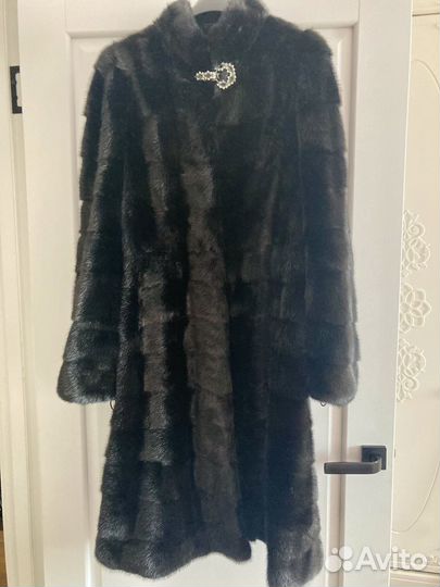 Шуба норковая поперечная 44-46
