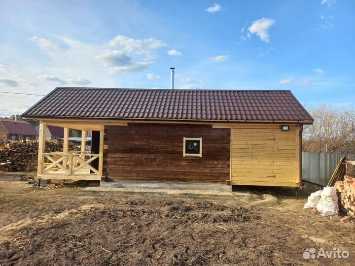 Строительство бань из бруса и бревна