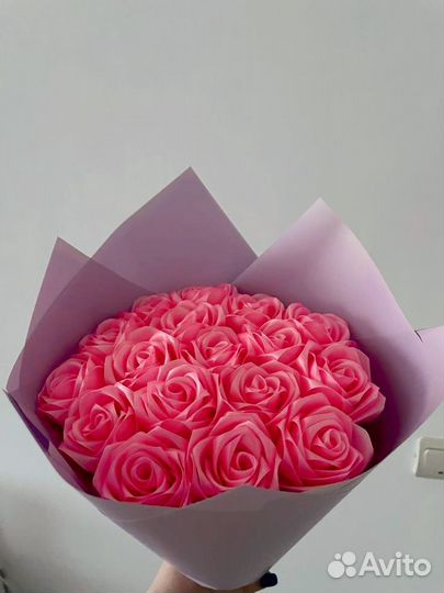 Букет из атласных лент