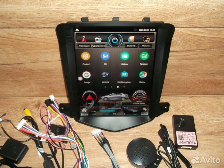 Магнитола Chevrolet Cruze Android типа Tesla