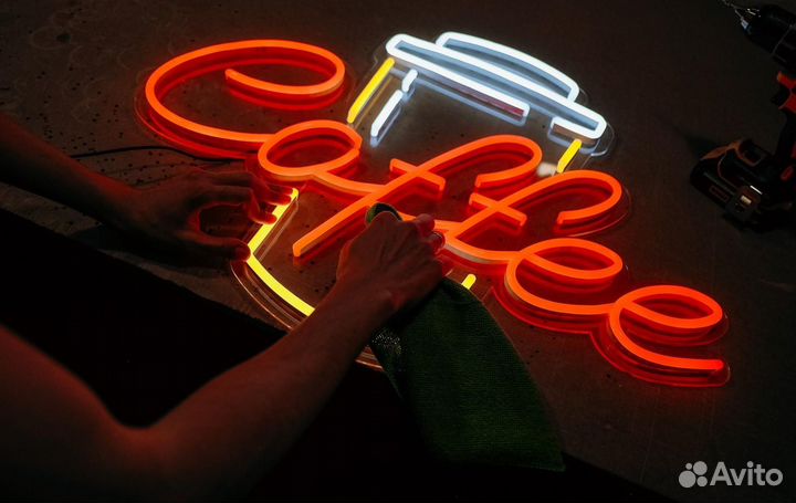 Неоновая вывеска на заказ