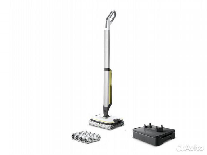 Белая электрошвабра пылесос Karcher FC7 по частям