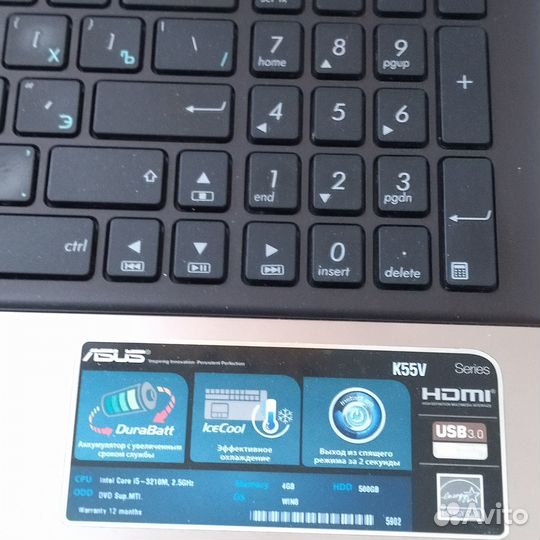 Ноутбук asus