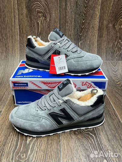 New Balance 574 зимние кроссовки