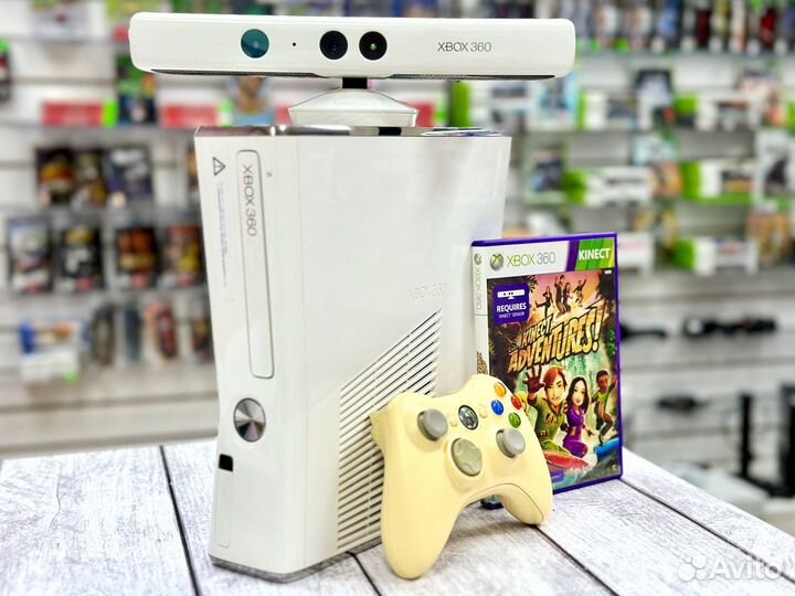 Microsoft Xbox 360 White (250Gb) Б\У+ Kinect