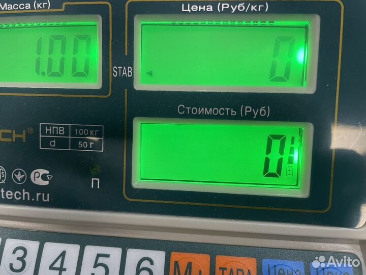 Весы торговые 100кг (30*40)