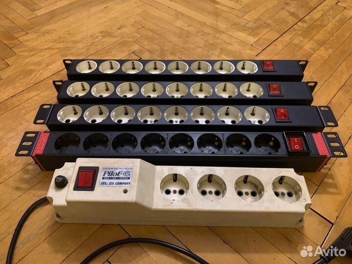 Блоки силовых розеток, сетевые фильтры бр16-008