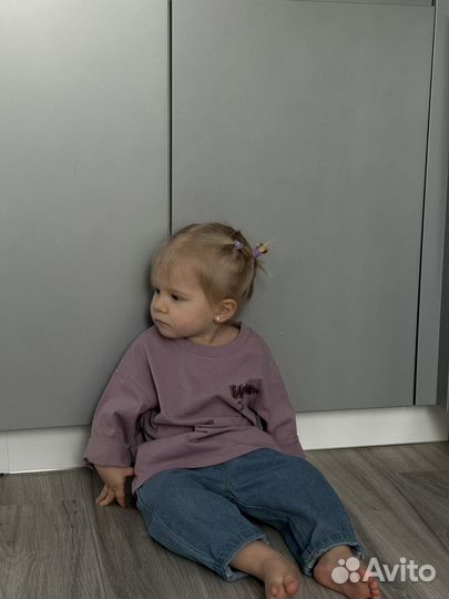 Лонгслив для девочки 98