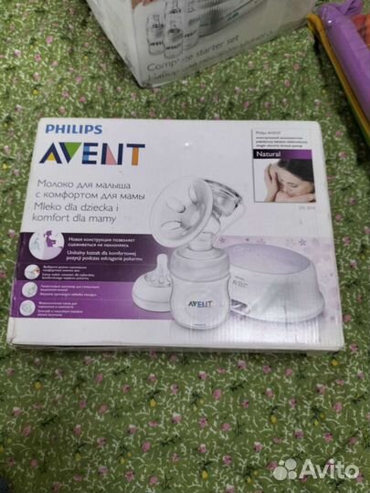 Молокоотсос avent электрический