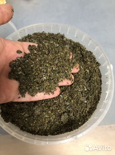 Жмых конопляный молотый