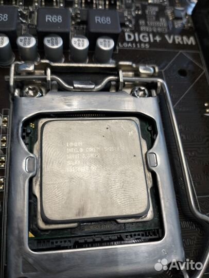 Материнская плата с процессором lga 1155