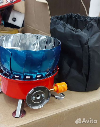 Газовая горелка с лепестками, туристическая