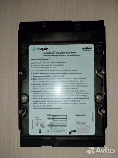 HDD Seagate Barracuda ST340016A 40GB