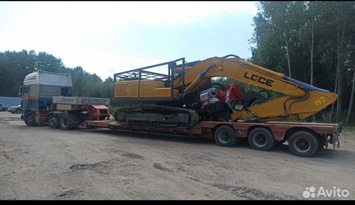 Перевозка негабаритных грузов тралом